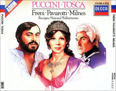 Puccini: Tosca - Pavarotti, Freni, Milnes [Rescigno] [2 CD]