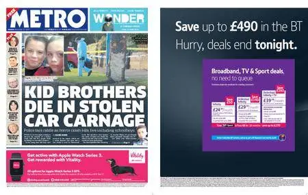 Metro UK – November 27, 2017