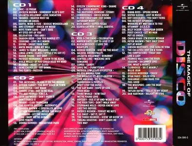 VA - The Magic Of Disco (2013) [4CD Box Set]