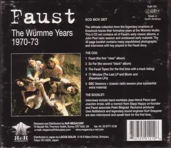 Faust - The Wumme Years: 1970-73 (2000) [5CD Box Set]