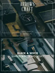 CreativeMarket - Arrows & Craft - Apple Watch Mockups