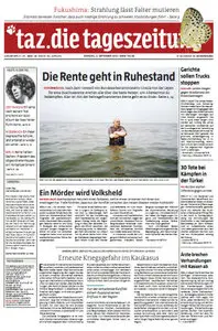 Tageszeitung TAZ vom 04 September 2012