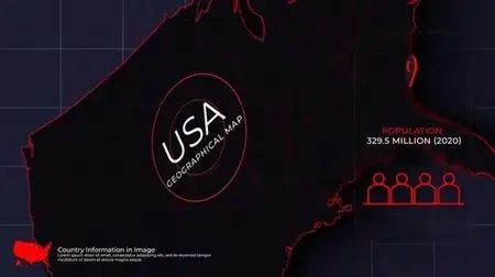 USA Map Promo 39157706