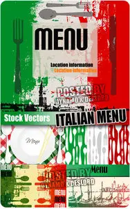 Italian Menu - Stock Vectors