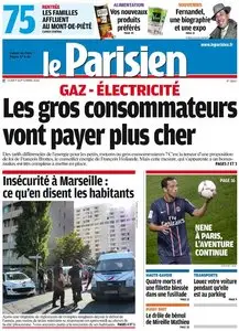Le Parisien + Cahier Paris du Jeudi 6 Septembre 2012