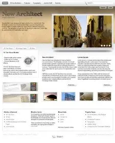 S5 New Architect - November 2008 Joomla Premium Template