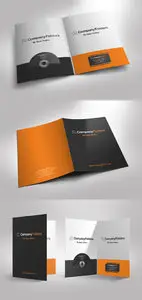 Presentation Folder Mock up Templates