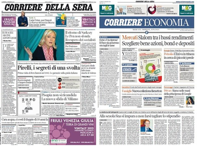 Il Corriere della Sera (23-03-15) + Corriere Economia