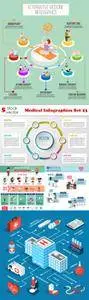 Vectors - Medical Infographics Set 23