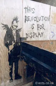 Banksy - Banging Your Head Against a Brick Wall