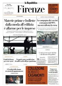 la Repubblica Firenze - 21 Ottobre 2021