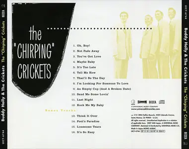 Buddy Holly & The Crickets - The 'Chirping' Crickets (1957) Japanese Remastered Expanded Edition 2004