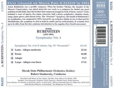 Robert Stankovsky, Slovak State Philharmonic Orchestra - Anton Rubinstein: Symphony No.4 (2002)