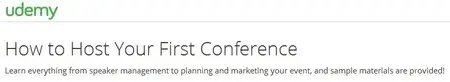 How to Host Your First Conference