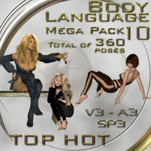 Body Language 10 - TopHot - Mega Pack for V3, A3, SP3