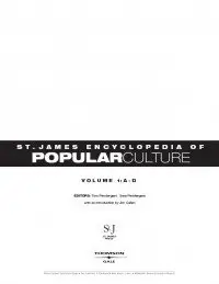 St. James Encyclopedia of Popular Culture