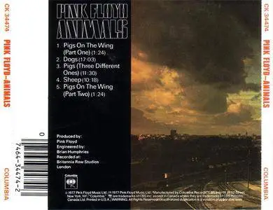 Pink Floyd - Animals (1977) {1986 US Columbia, Made In Japan} **[RE-UP]**