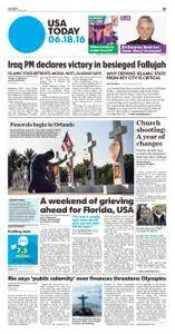 USA Today  June 18 2016