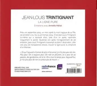 Jean-Louis Trintignant, "La ligne pure - A voix nue"