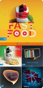 Creative illustration vector