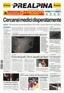 La Prealpina - 8 Gennaio 2020