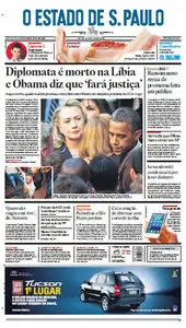 Jornal O Estado de São Paulo 13 de setembro de 2012 - Quinta