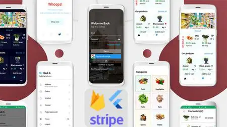 Flutter 2.10&Firebase Build a grocery app with Admin Panel