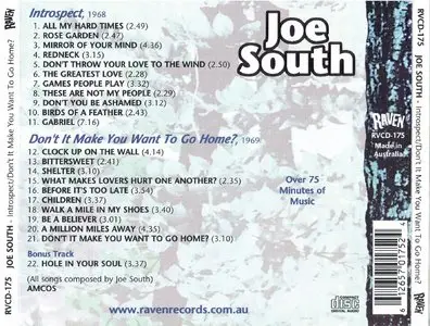 Joe South - Introspect (1968) Don't It Make You Want To Go Home (1969) (+2003)