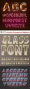 Vectors - Creative Transparent Alphabets