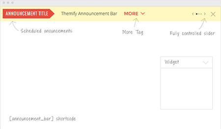 Themify - Announcement Bar v1.2.4 - WordPress Plugin