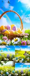 Stock Photo - Easter 2014 Backgrounds 3