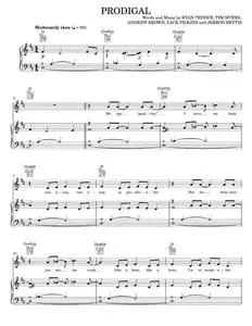 Prodigal - OneRepublic (Piano-Vocal-Guitar)