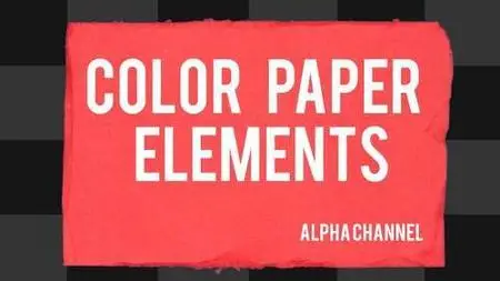 Color Paper Elements On Alpha Pack 1403535