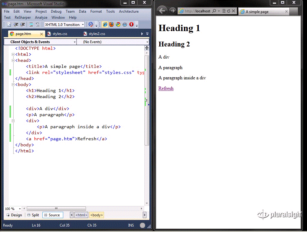 Pluralsight - Introduction to CSS