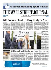 The Wallstreet Journal (Europe) December 18 2012