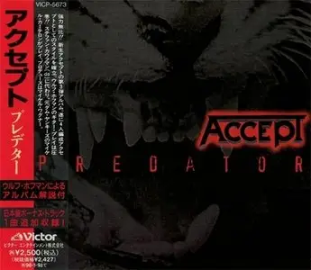 Accept - Predator (1996) (Japan VICP-5673)