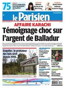 Le Parisien & Le Journal de Paris du Jeudi 1er Decembre 2011