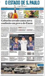 Jornal O Estado de SP em PDF, Domingo, 07 de Novembro de 2010