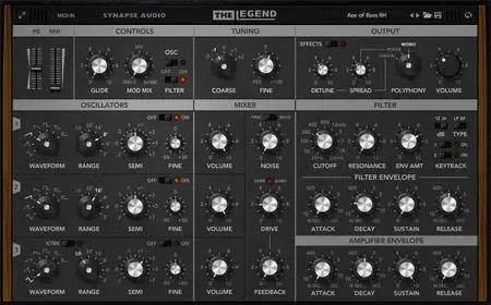 Synapse Audio Software The Legend v1.1.0 WiN