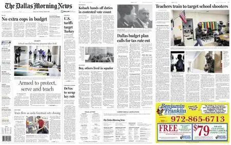 The Dallas Morning News – August 11, 2018