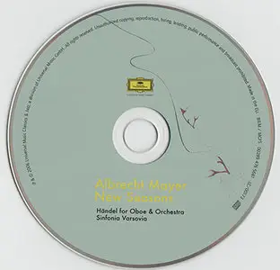 Albrecht Mayer - New Seasons: Handel for Oboe & Orchestra (2006, Deutsche Grammophon # 00289 476 5681) (REPOST)