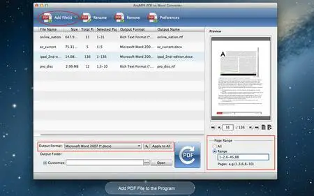 AnyMP4 PDF to Word Converter 3.1.7