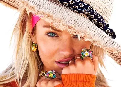 Candice Swanepoel by Patrick Demarchelier for Lucky Magazine June 2014