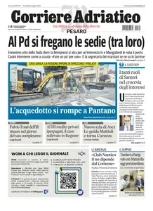 Corriere Adriatico Pesaro - 26 Luglio 2024