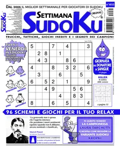 Settimana Sudoku N.1035 - 13 Giugno 2025