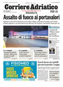Corriere Adriatico Macerata - 28 Ottobre 2025
