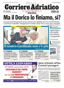 Corriere Adriatico Ancona - 21 Ottobre 2025