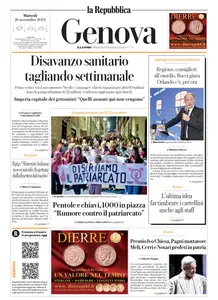 la Repubblica Genova - 26 Novembre 2024