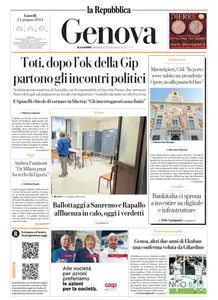 la Repubblica Genova - 24 Giugno 2024