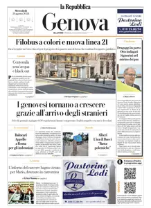 la Repubblica Genova - 21 Agosto 2024